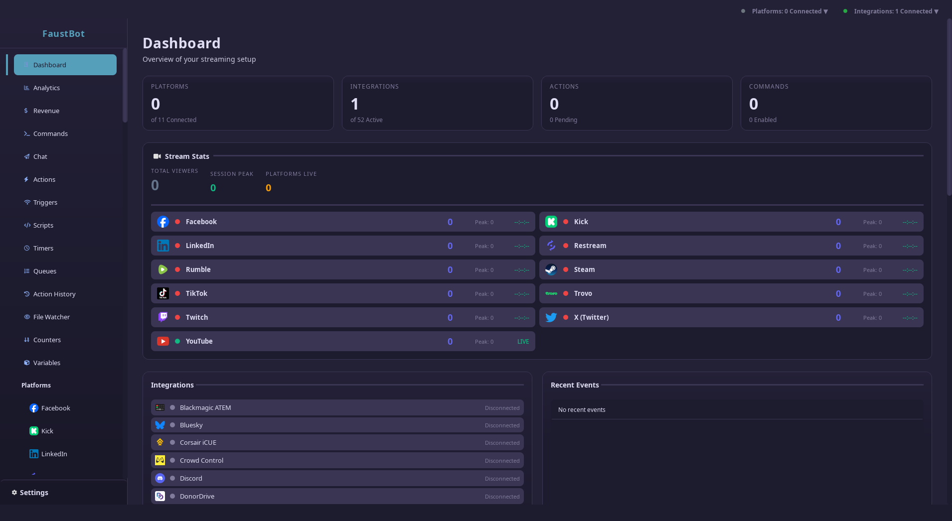 FaustBot first run setup