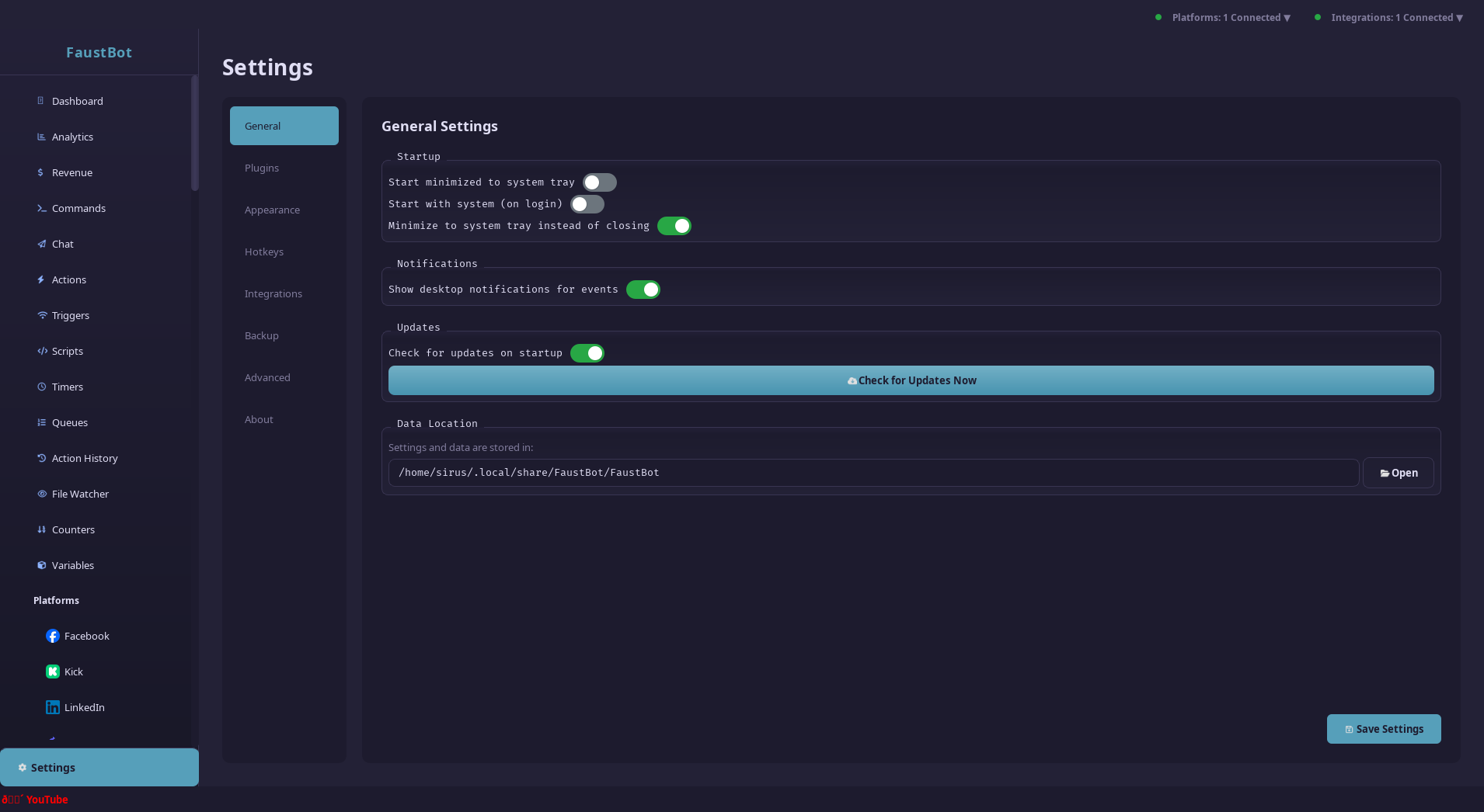 FaustBot installer on Windows